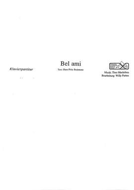 Mackeben, T: Bel ami (Du hast Glück bei den Frau'n)