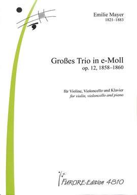 Mayer, E: Großes Trio in e-Moll op. 12