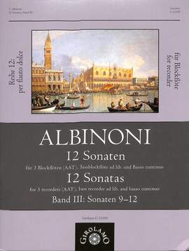 Albinoni, T: 12 Sonaten 3 (9-12)