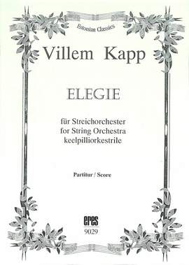 Kapp, V: Elegie