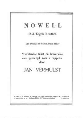 Vermulst, J: Nowell