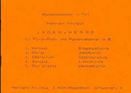 Neuhaus, H: Jägermesse