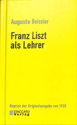 Liszt, F: Franz Liszt als Lehrer