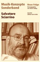 Sciarrino, S: Musik Konzepte Sonderband - Salvatore Sciarrino