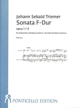 Triemer, J S: Sonate F-Dur op 1/4