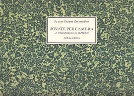 Boni, P G G: Sonate per camera op 1