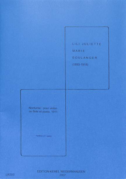 Boulanger, L: Nocturne