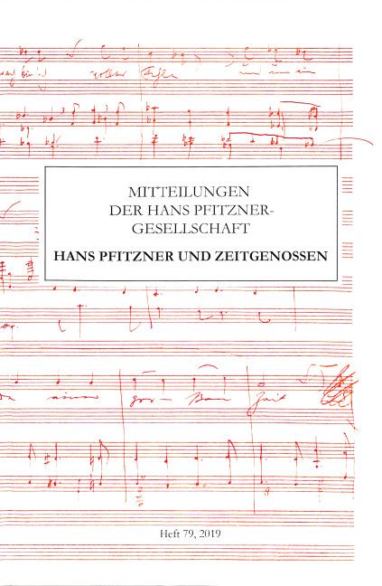Hans Pfitzner und Zeitgenossen