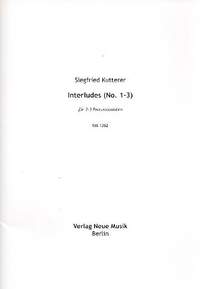 Kutterer, S: Interludes 1-3