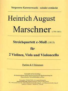 Marschner, H: Streichquartett C-Moll