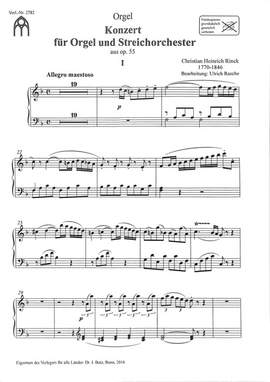 Rinck, J C H: Konzert aus op 55 op. 55