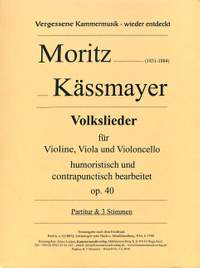 Kaessmayer, M: Volkslieder op 40