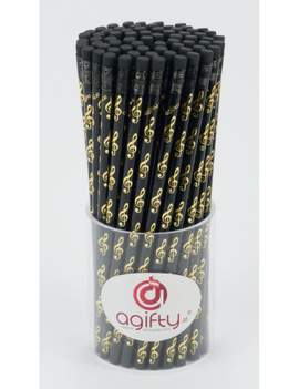 Pencil g-clef black/golden