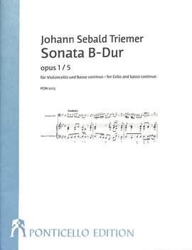 Triemer, J S: Sonate B-Dur op 1/5