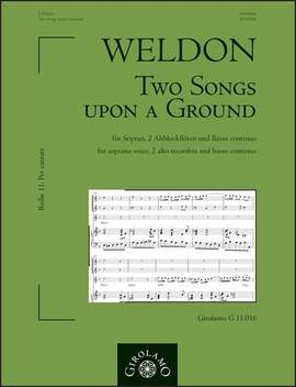 Weldon, J: 2 Songs upon a ground