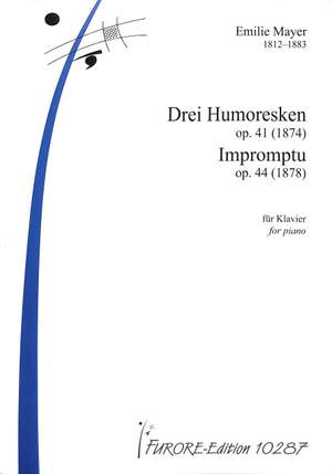 Mayer, E: 3 Humoresken op 41 Impromptu op 44