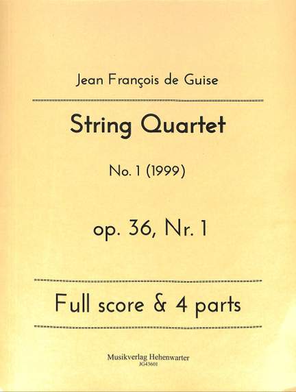 Quartet 1 op 36/1