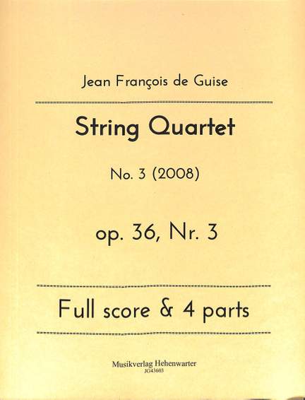 Quartet 3 op 36/3