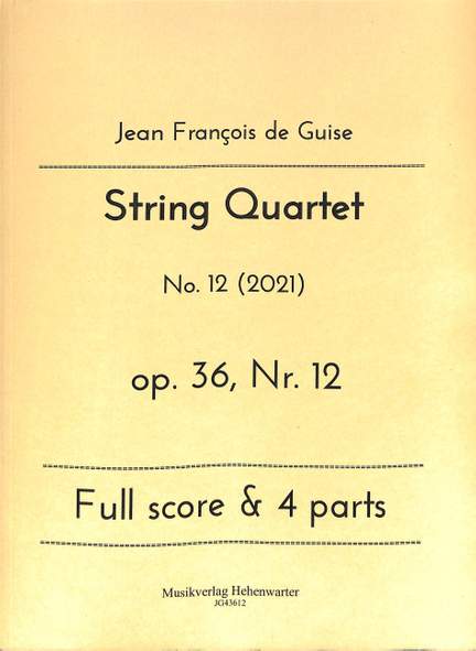 Quartet 12 op 36/12