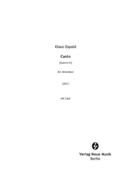 Ospald, K: Canto