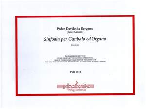 Padre Davide, d B: Sinfonia per cembalo ed organo