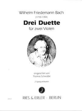 Bach, W F: 3 Duette