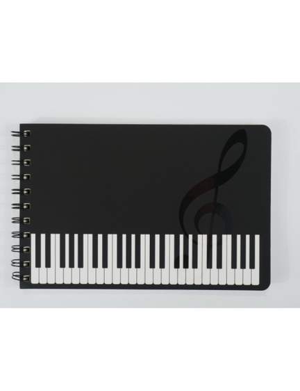 Spiral notebook keyboard A5 / 96 sheets (192 pages)