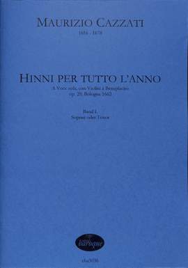 Cazzati, M: Hinni per tutto l'anno 1 op. 29 op. 29 Vol. 1