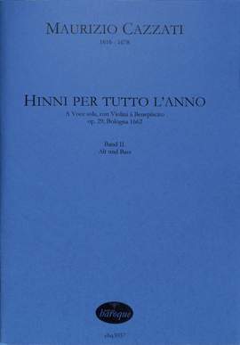 Cazzati, M: Hinni per tutto l'anno 2 op. 29 op. 29 Vol. 2