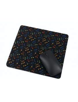 Mouse pad notes black / colourful 23*21 cm H