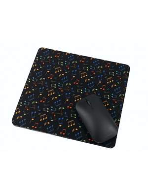 Mouse pad notes black / colourful 23*21 cm H