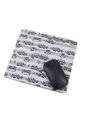 Mouse pad sheet music white / black 23*21 cm H