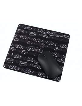 Mouse pad sheet music black / white 23*21 cm H