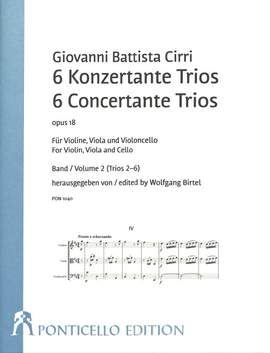Cirri, G B: 6 Konzertante Trios op 18/2
