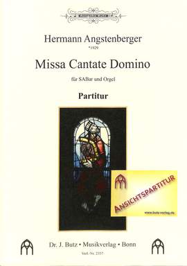 Angstenberger, H: Missa cantate domino