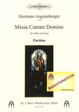 Angstenberger, H: Missa cantate domino