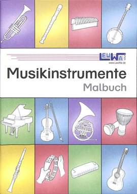 Musikinstrumente Malbuch