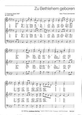 Zu Bethlehem geboren - In dulci jubilo
