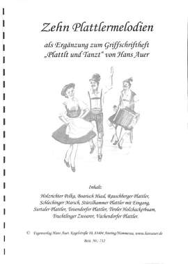 Auer, H: 10 Plattlermelodien