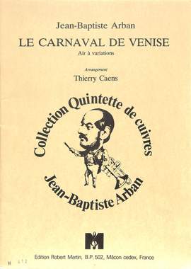 Arban, J: Le carnaval de Venise