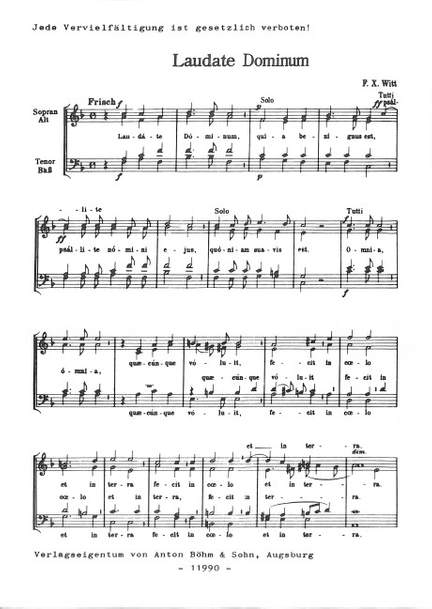 Laudate dominum
