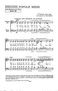 Palestrina, G P d: Popule meus