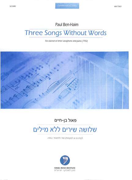 3 songs without words