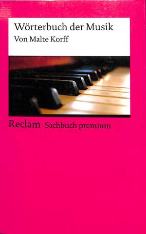 Korff, M: Wörterbuch der Musik