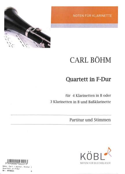 Bohm, C: Quartett F-Dur