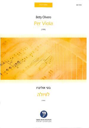 Olivero, B: Per viola