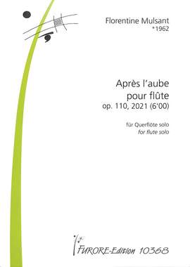 Mulsant, F: Apres l'aube pour flute op 110
