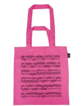Tote bag notelines pink (printed on both sides) 37*40 cm H (2 IN 1)