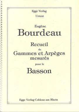 Bourdeau, E: Recueil de Gammes et Arpeges mesures