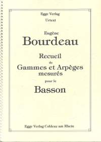 Bourdeau, E: Recueil de Gammes et Arpeges mesures